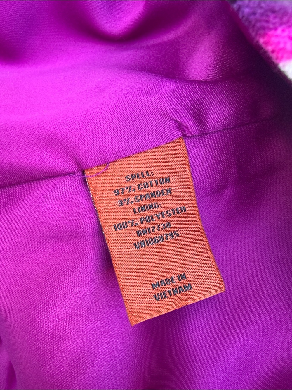 Missoni for Target Purple Pink Floral Double-Breasted Coat XL - Picture 10 of 11
